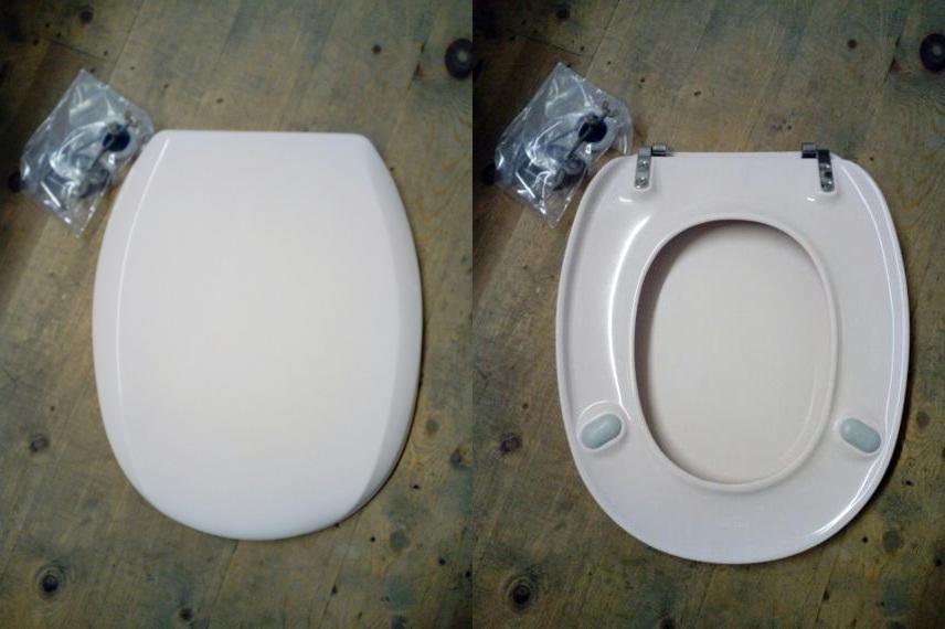 Whisper pink outlet toilet seat